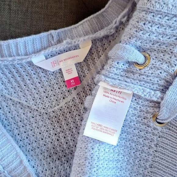 NWOT Open Front Long Cardigan Sweater XS S - Picture 5 of 6